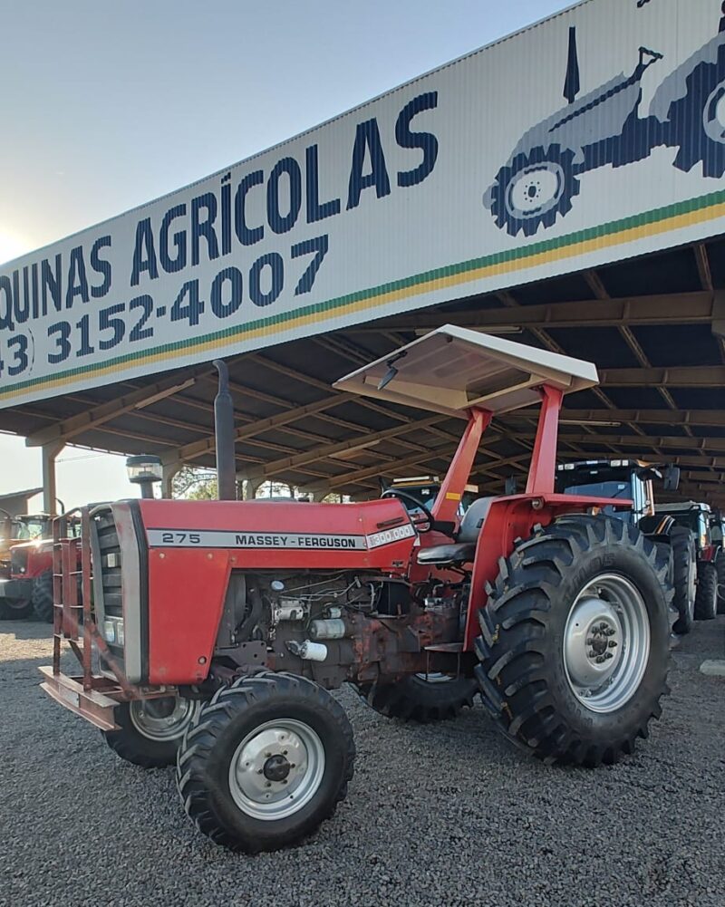 Trator Massey Ferguson MF 275 ano 1987.