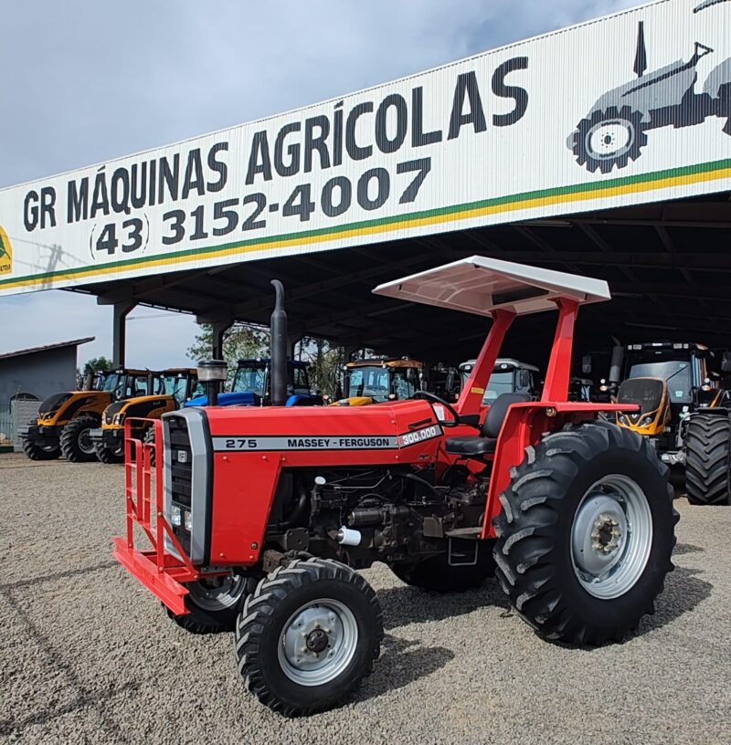 Trator Massey Ferguson MF 275 ano 1987.