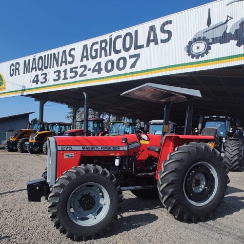 Trator Massey Ferguson MF 275 ano 1998.